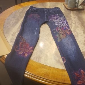 Legging with rinstones